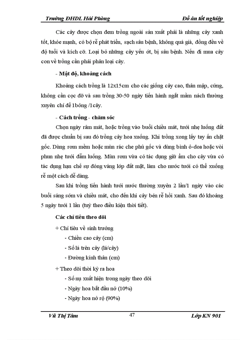 image for page Nghiên cứu ảnh hưởng của phân bón đến sự sinh trưởng phát triển cây hoa cúc vụ Xuân Hè