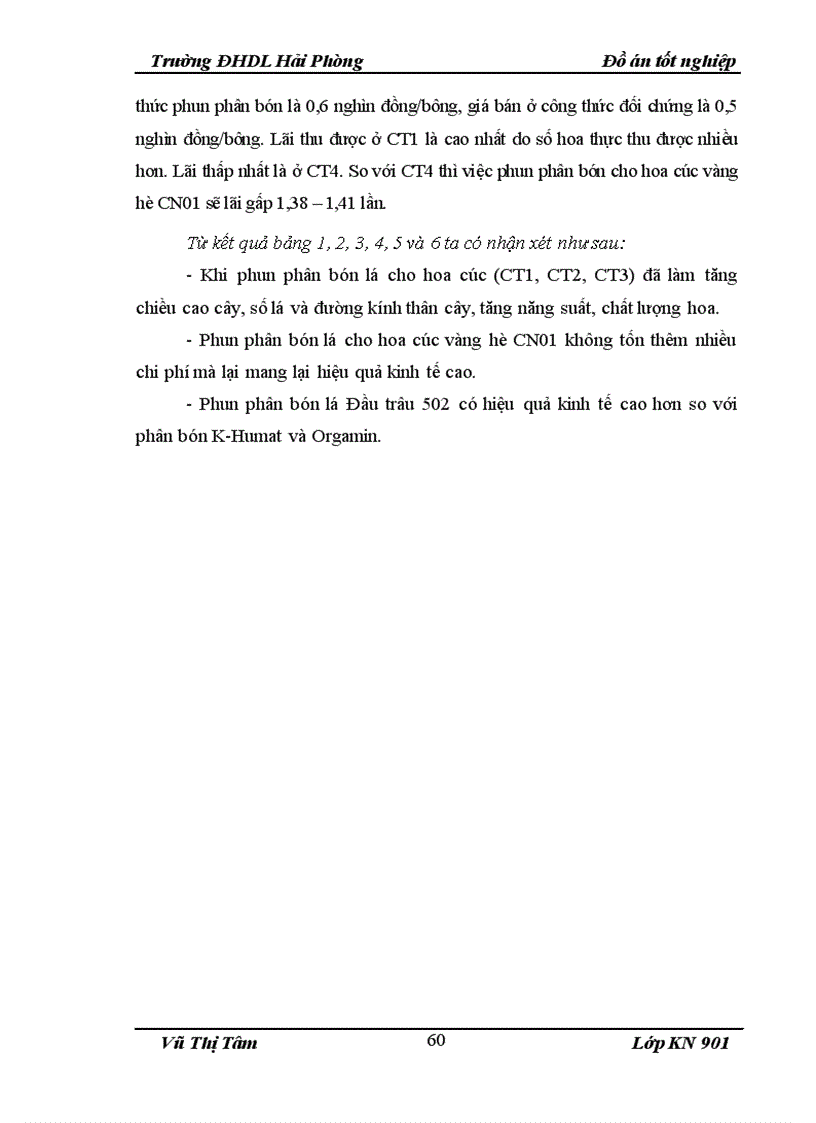 image for page Nghiên cứu ảnh hưởng của phân bón đến sự sinh trưởng phát triển cây hoa cúc vụ Xuân Hè