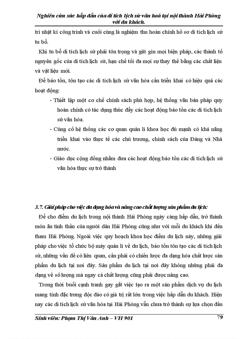 image for page Nghiên cứu sức hấp dẫn của di tích lịch sử văn hóa ở nội thành Hải Phòng với du lịch