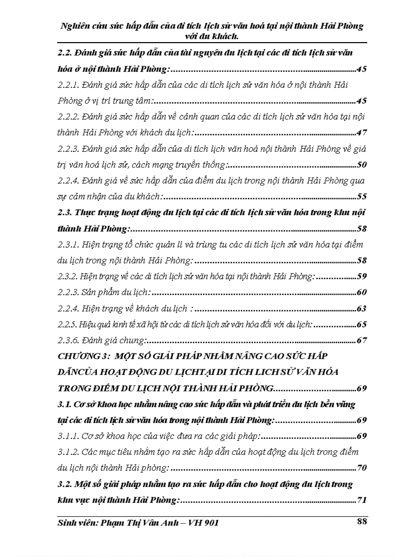 image for page Nghiên cứu sức hấp dẫn của di tích lịch sử văn hóa ở nội thành Hải Phòng với du lịch