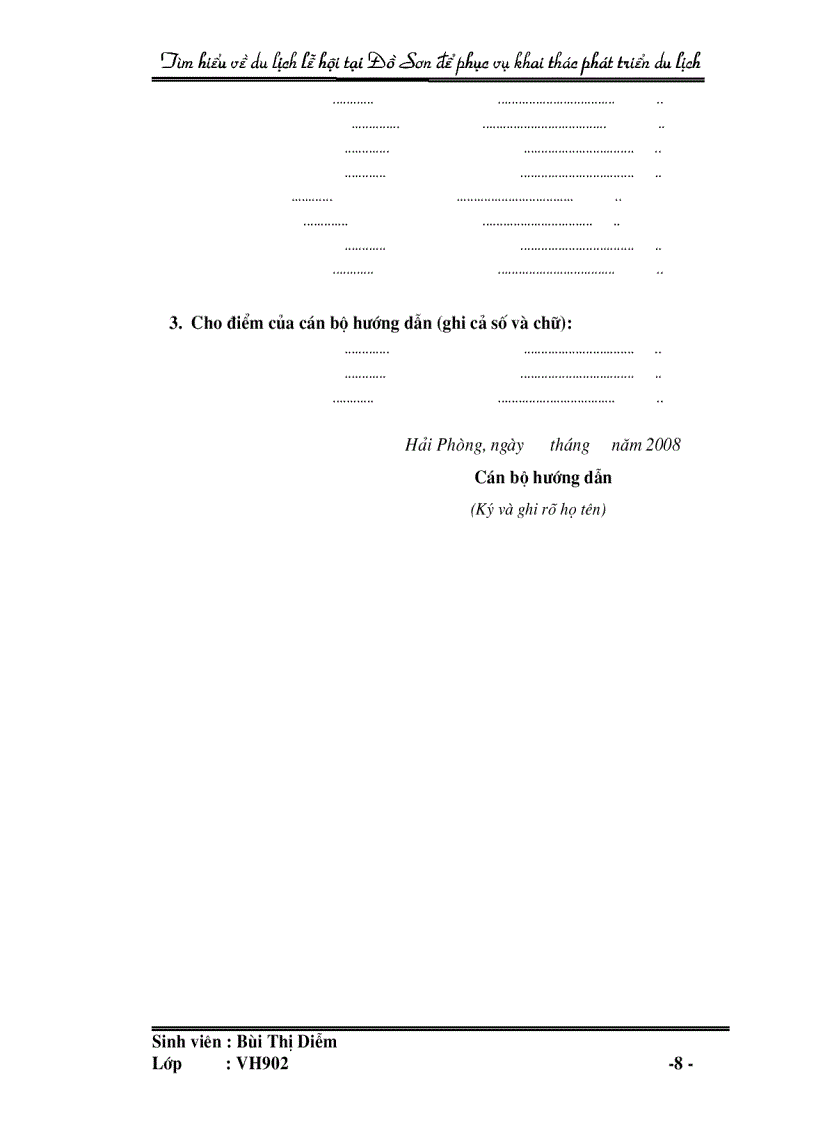 image for page Tìm hiểu về du lịch lễ hội tại Đồ Sơn để phục vụ khai thác và phát triển du lịch