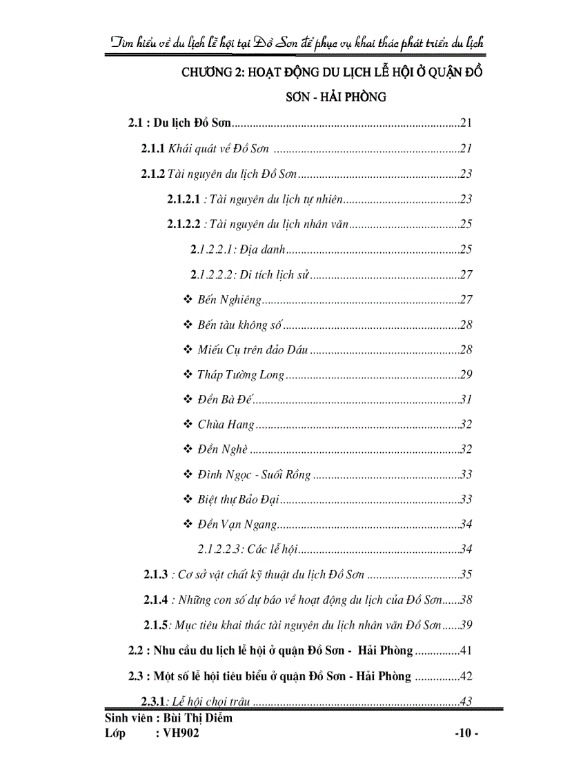 image for page Tìm hiểu về du lịch lễ hội tại Đồ Sơn để phục vụ khai thác và phát triển du lịch