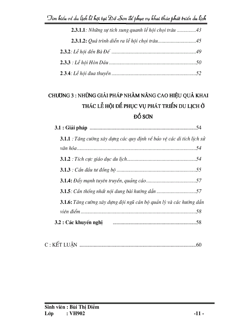 image for page Tìm hiểu về du lịch lễ hội tại Đồ Sơn để phục vụ khai thác và phát triển du lịch