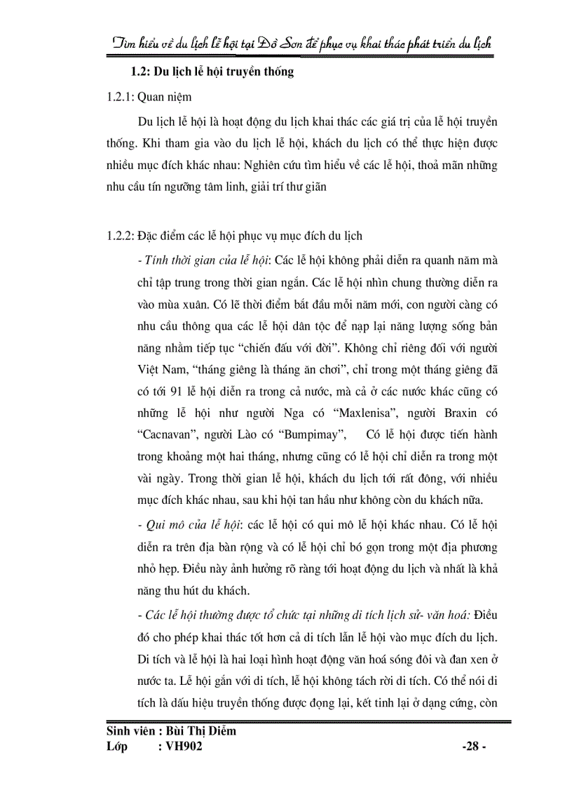 image for page Tìm hiểu về du lịch lễ hội tại Đồ Sơn để phục vụ khai thác và phát triển du lịch