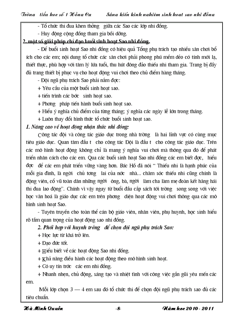 image for page Sinh hoạt sao nhi đồng