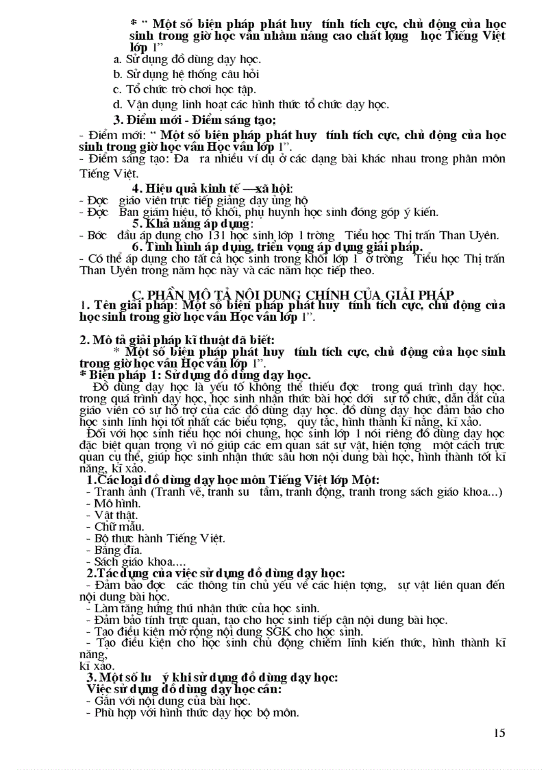 image for page Một số biện pháp phát huy tính tích cực chủ động của học sinh trong giờ Học vần nhằm nâng cao chất lượng học Tiếng Việt lớp Một