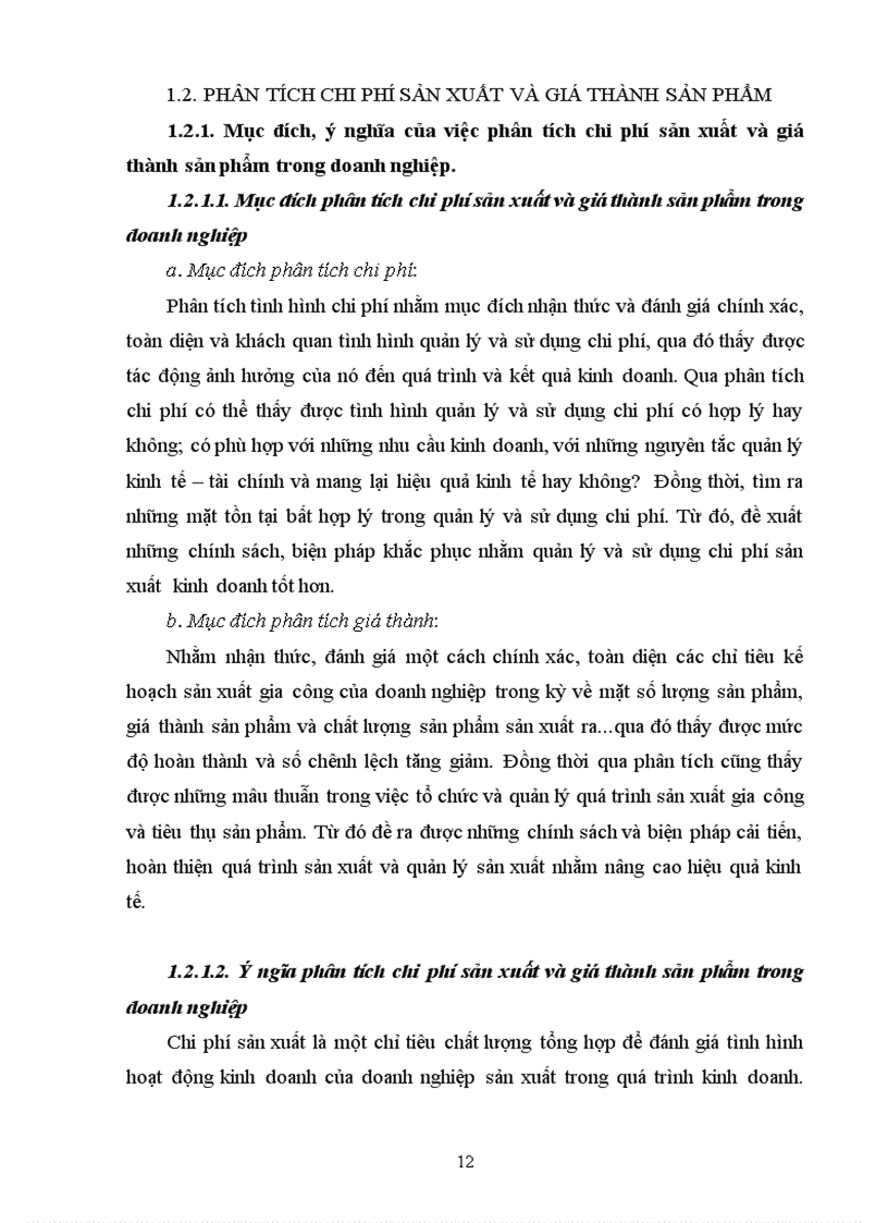 image for page Khóa luận tốt nghiệp Một số biện pháp góp phần hoàn thiện công tác phân tích chi phí sản xuất và giá thành sản phẩm quạt điện tại Công ty cổ phần sản xuất điện cơ 9