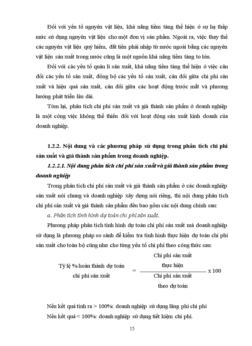image for page Khóa luận tốt nghiệp Một số biện pháp góp phần hoàn thiện công tác phân tích chi phí sản xuất và giá thành sản phẩm quạt điện tại Công ty cổ phần sản xuất điện cơ 9