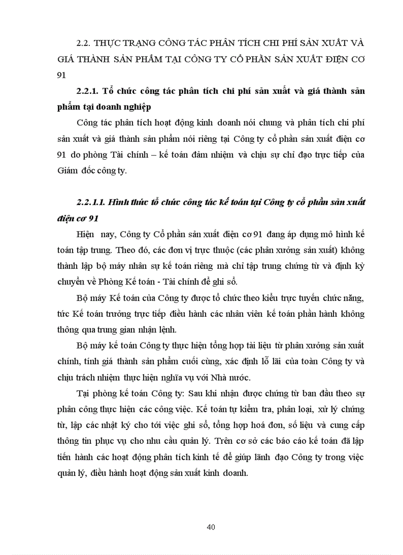 image for page Khóa luận tốt nghiệp Một số biện pháp góp phần hoàn thiện công tác phân tích chi phí sản xuất và giá thành sản phẩm quạt điện tại Công ty cổ phần sản xuất điện cơ 9