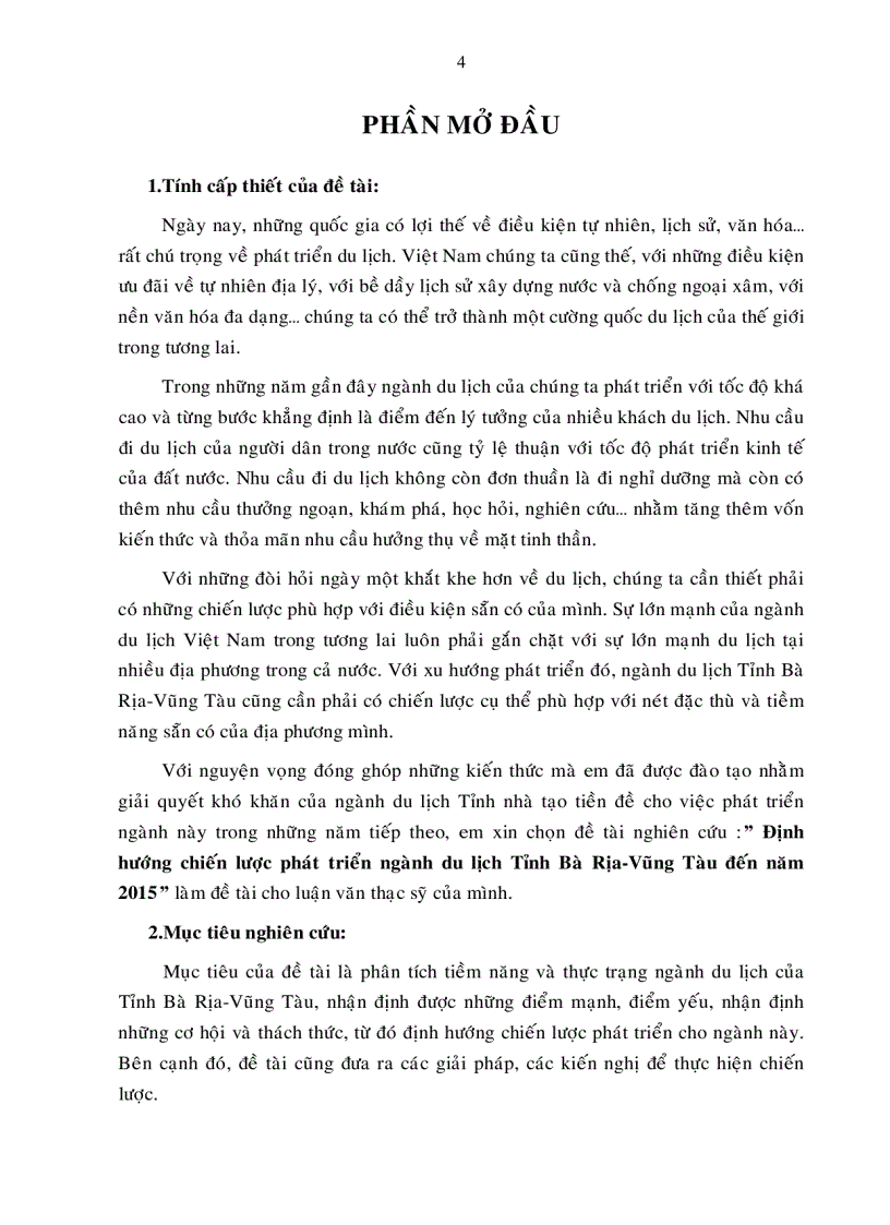 image for page Định hướng chiến lược phát triển ngành du lịch tỉnh Bà Rịa Vũng tàu đến năm 2015