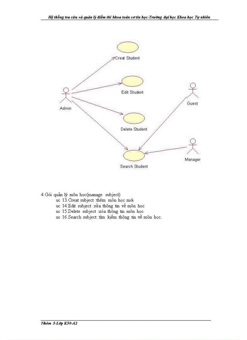 image for page Trang web quản lý và tra cứu điểm thi trong trường Đại học