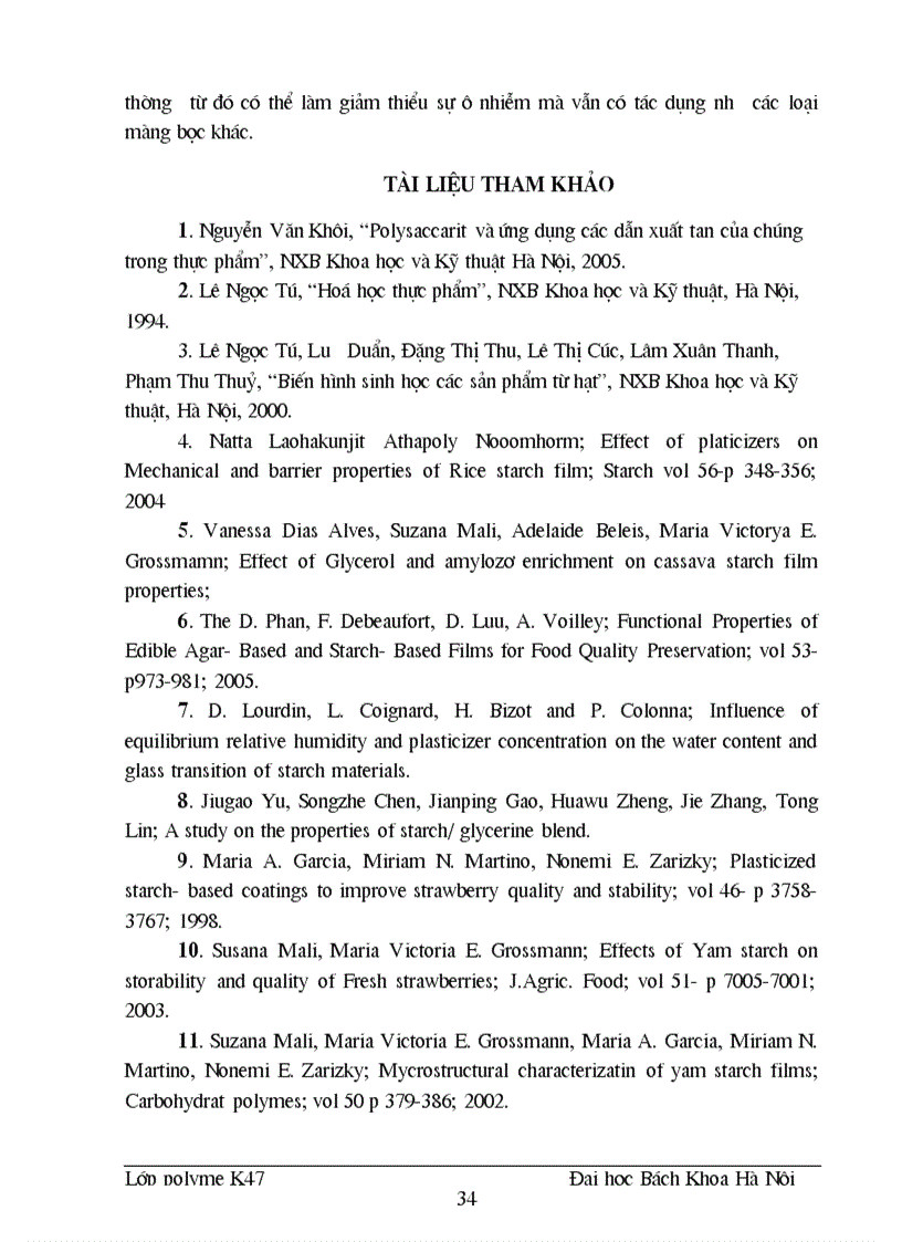 image for page Nghiên cứu chế tạo màng bao gói thực phẩm ăn được trên cơ sở tinh bột dẻo hoá