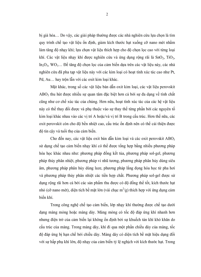 image for page Nghiên cứu chế tạo và các tính chất của cảm biến nhạy hơi cồn trên cơ sở vật liệu oxit perovskit