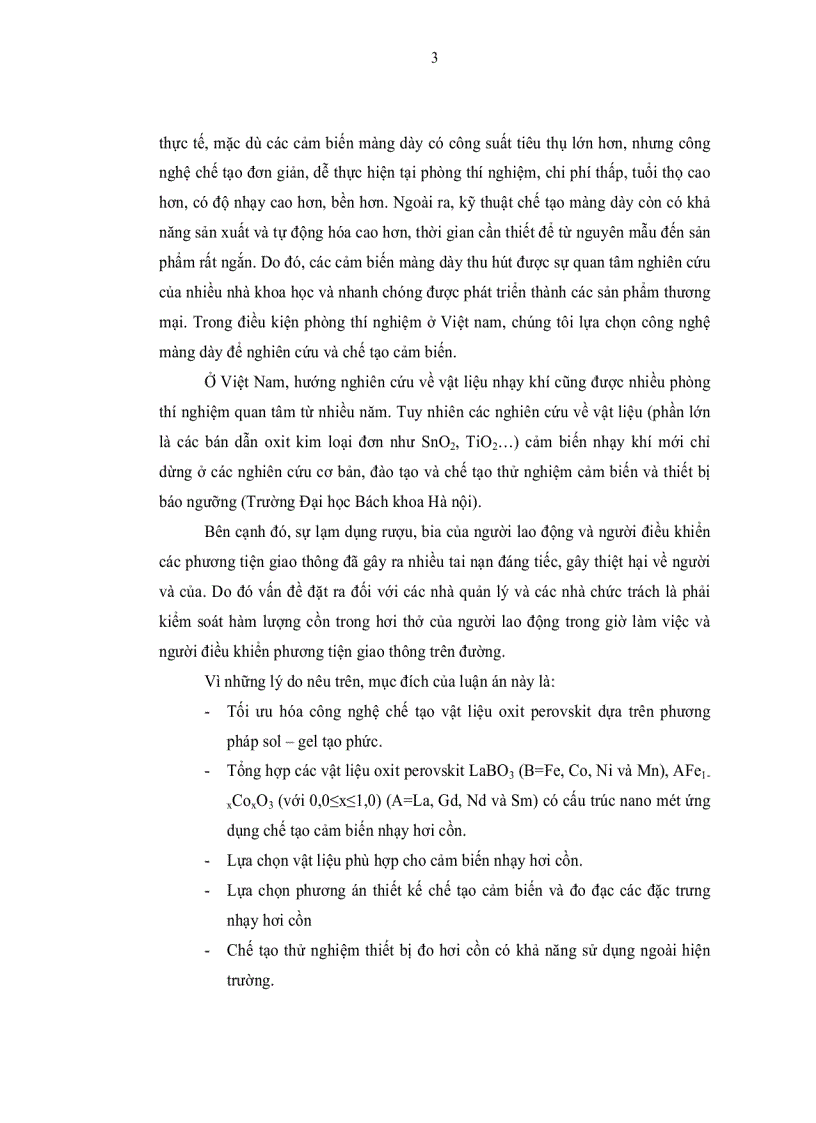 image for page Nghiên cứu chế tạo và các tính chất của cảm biến nhạy hơi cồn trên cơ sở vật liệu oxit perovskit