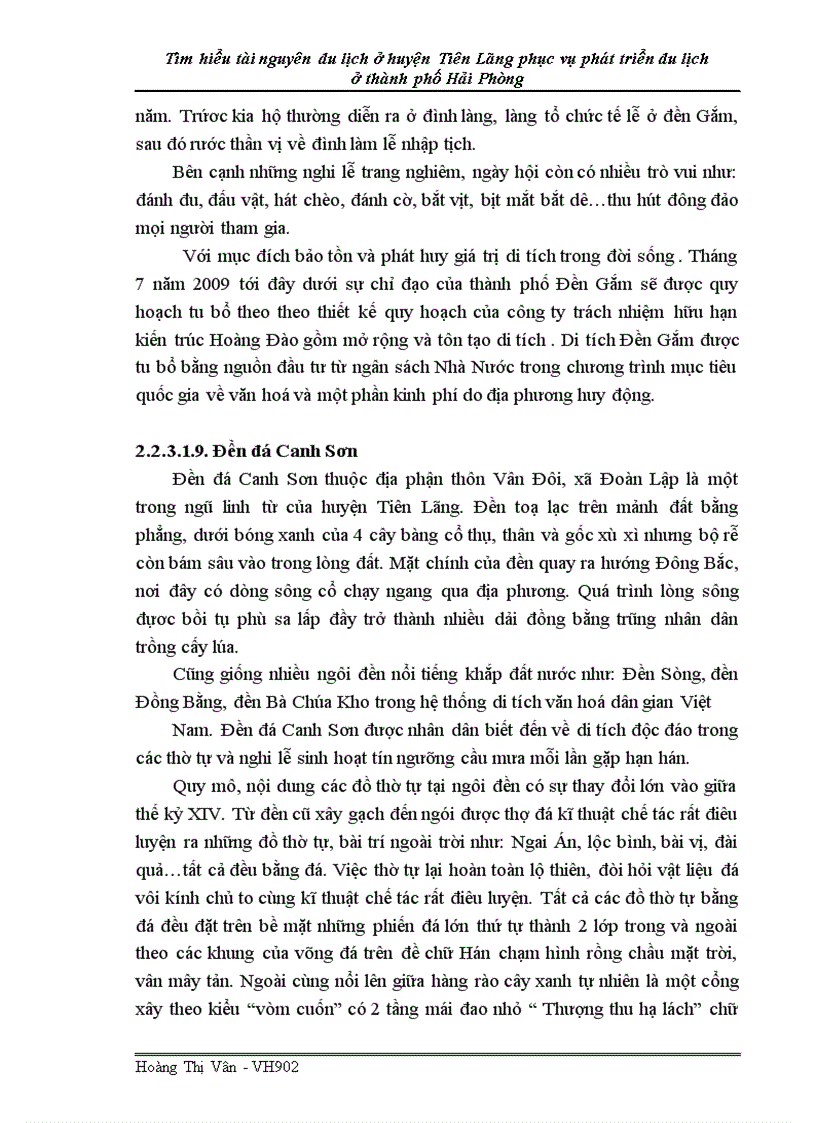 image for page Tìm hiểu tài nguyên du lịch ở huyện Tiên Lãng phục vụ phát triển du lịch thành phố Hải Phòng