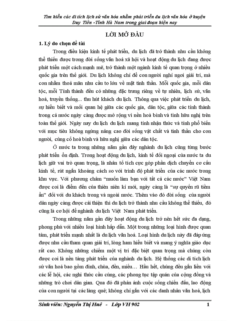 image for page Tìm hiểu các di tích lịch sử văn hoá phục vụ cho phát triển du lịch văn hoá ở huyện Duy Tiên Tỉnh Hà Nam trong giai đoạn hiện nay