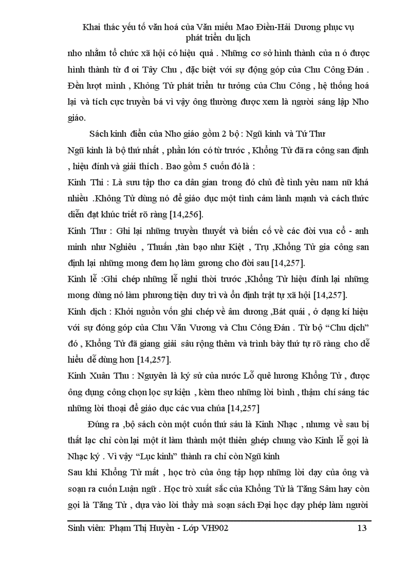 image for page Khai thác yếu tố văn hoá của Văn miếu Mao Điền Hải Dương phục vụ phát triển du lịch