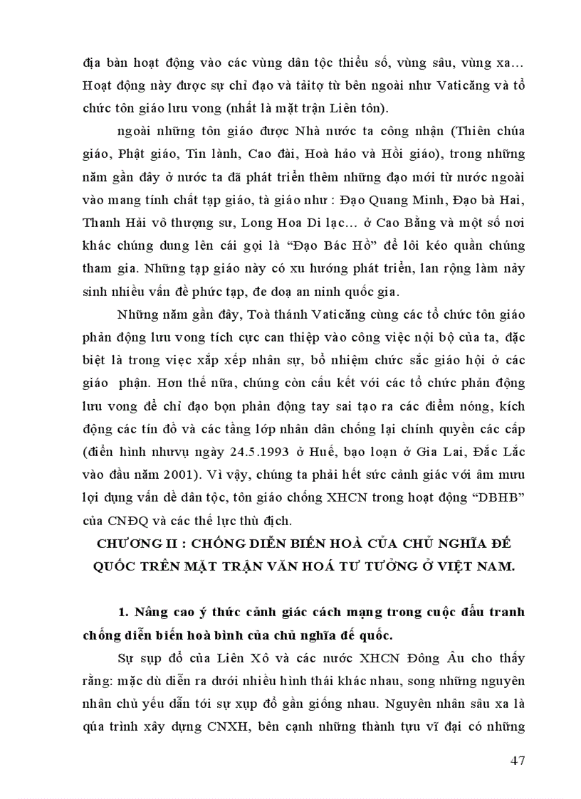 image for page Chống diễn biến hòa của chủ nghĩa đế quốc trên mặt trận văn hóa tư tưởng ở Việt Nam