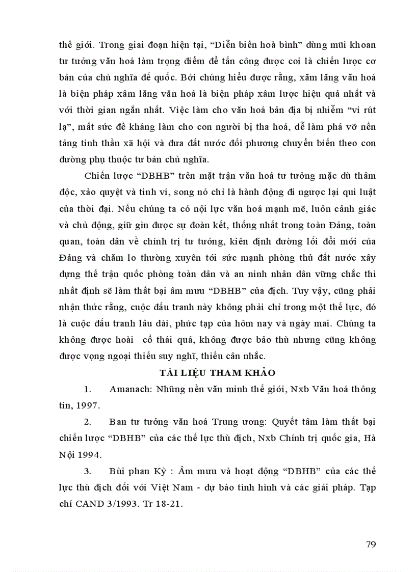 image for page Chống diễn biến hòa của chủ nghĩa đế quốc trên mặt trận văn hóa tư tưởng ở Việt Nam