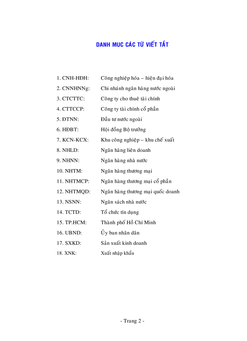 image for page Giải pháp mở rộng tín dụng Ngân hàng góp phần cung ứng vốn đối với sự nghiệp CNH HĐH trên địa bàn Tp HCM từ nay đến 2010