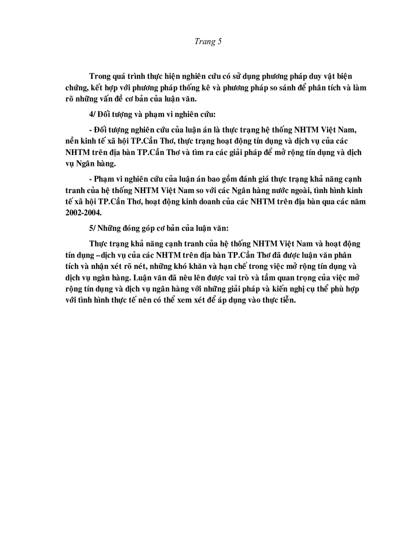 image for page Giải pháp mở rộng tín dụng và dịch vụ ngân hàng trên địa bàn Thành phố Cần Thơ