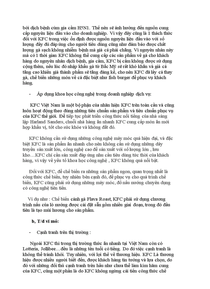 image for page Quản lý cung dịch vụ ăn nhanh của KFC