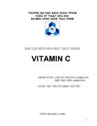 Vitamin C kèm ppt báo cáo