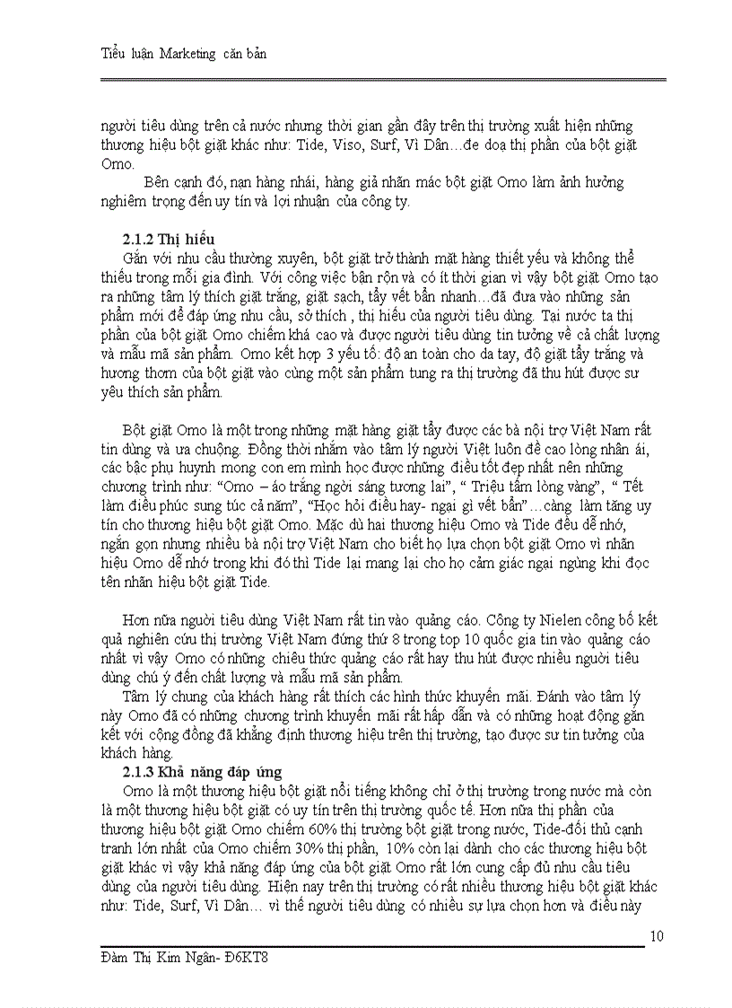 image for page Hoạt động phân đoạn thị trường lựa chọn thị trường mục tiêu và định vị thị trường sản phẩm Omo của tập đoàn Unilever