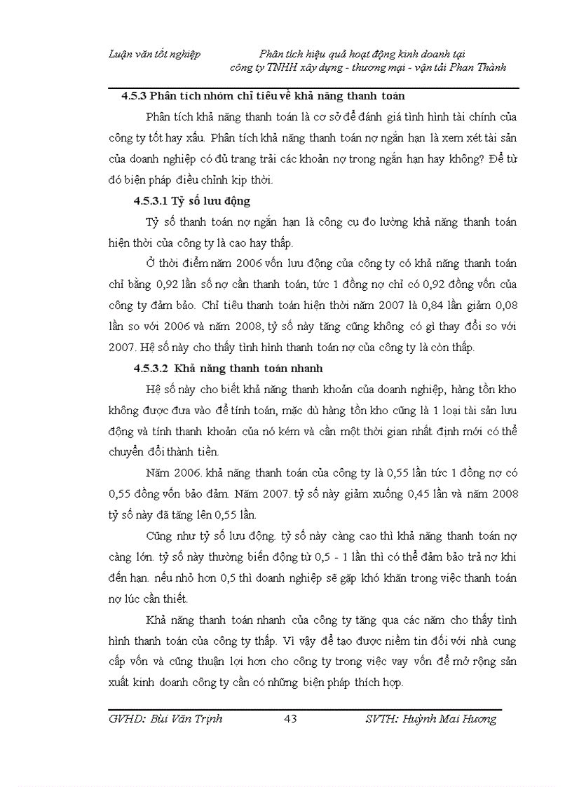 image for page Phân tích hiệu quả hoạt động kinh doanh tại công ty TNHH Xây Dựng Thương Mại Vận Tải Phan Thành