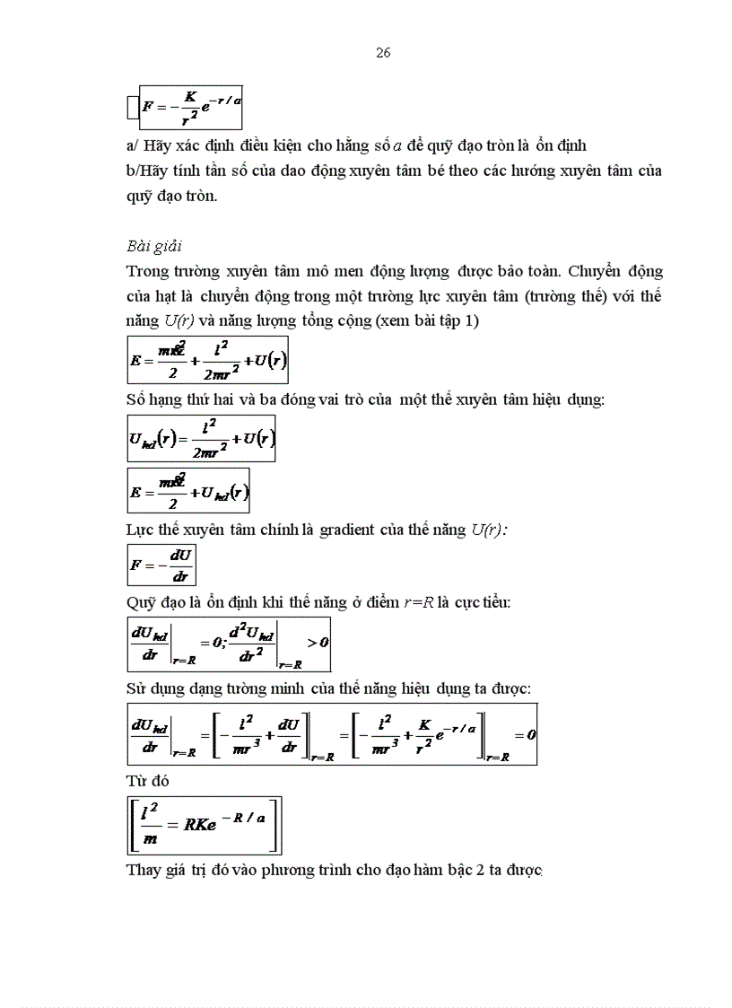 image for page Áp dụng định luật bảo toàn năng lượng trong một số bài tập Vật lý