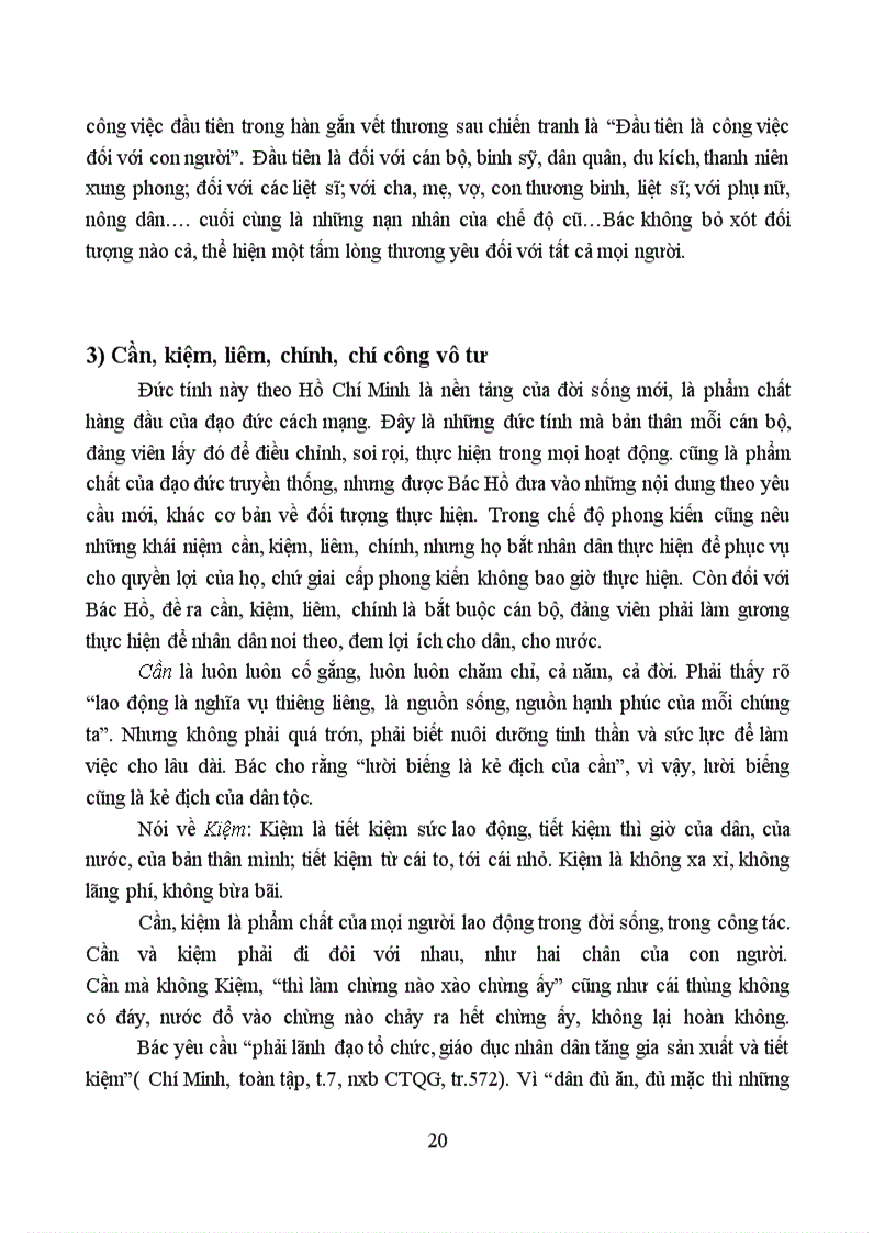 image for page Thảo luận tư tưởng hồ chí minh về 3 đề tài sau