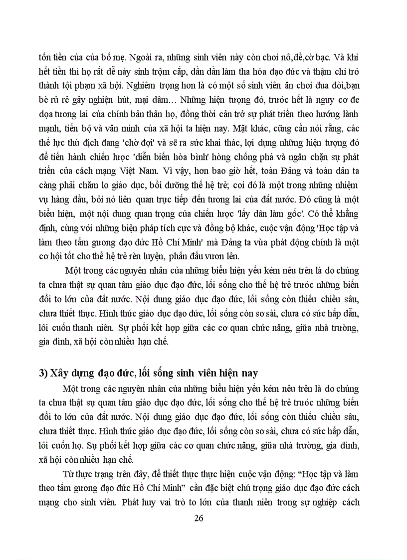 image for page Thảo luận tư tưởng hồ chí minh về 3 đề tài sau