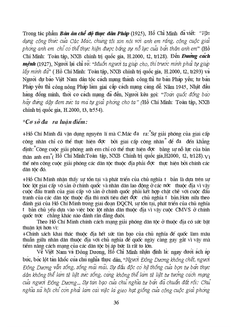 image for page Thảo luận tư tưởng hồ chí minh về 3 đề tài sau