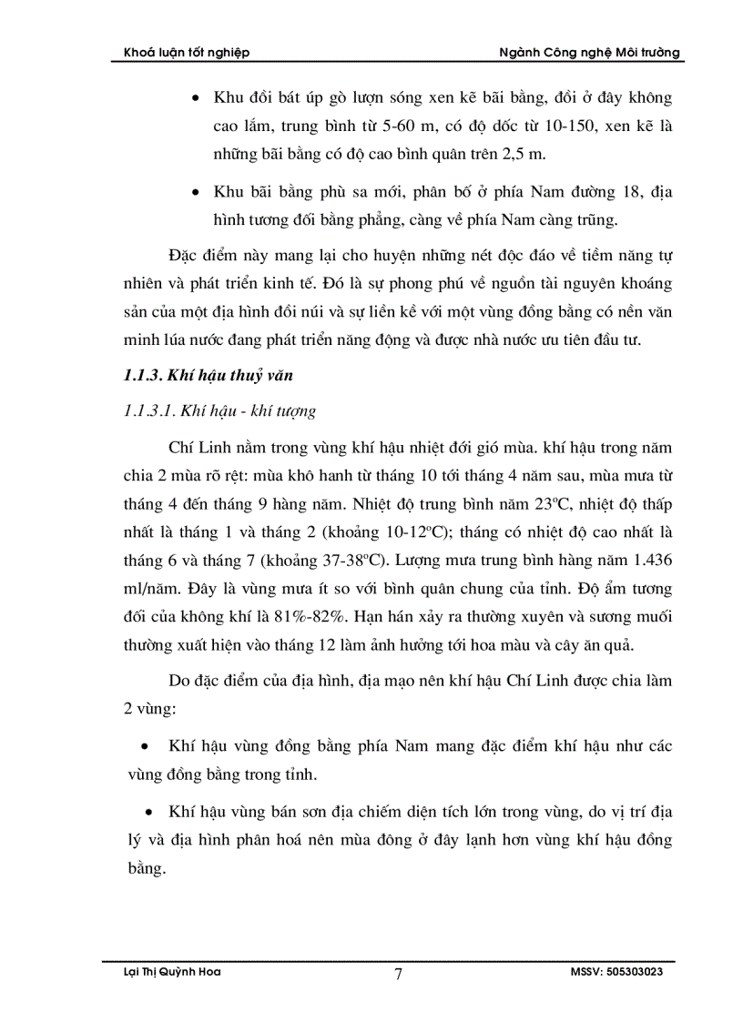 image for page Đánh giá hiện trạng chất lượng môi trường không khí phục vụ công tác quy hoạch môi trường huyện Chí Linh Hải Dương