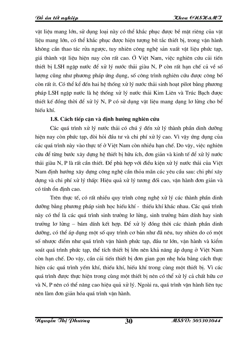 image for page Nghiên cứu cải tiến nâng cao hiệu quả xử lý của thiết bị lọc sinh học ngập nước ứng dụng trong xử lý nước thải