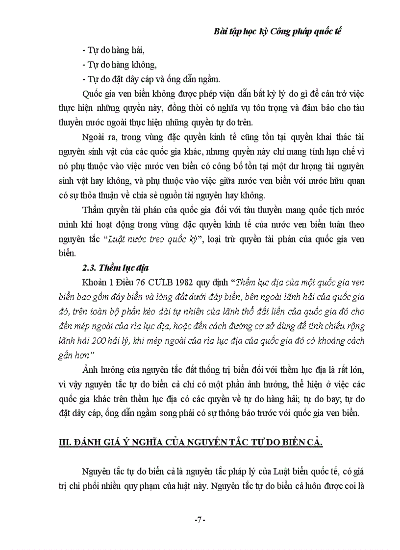 image for page Tác động của nguyên tắc tự do biển cả đối với việc xây dựng quy chế pháp lý các vùng biển thuộc chủ quyền và quyền chủ quyền của quốc gia theo quy định của công ước luật biển 1982