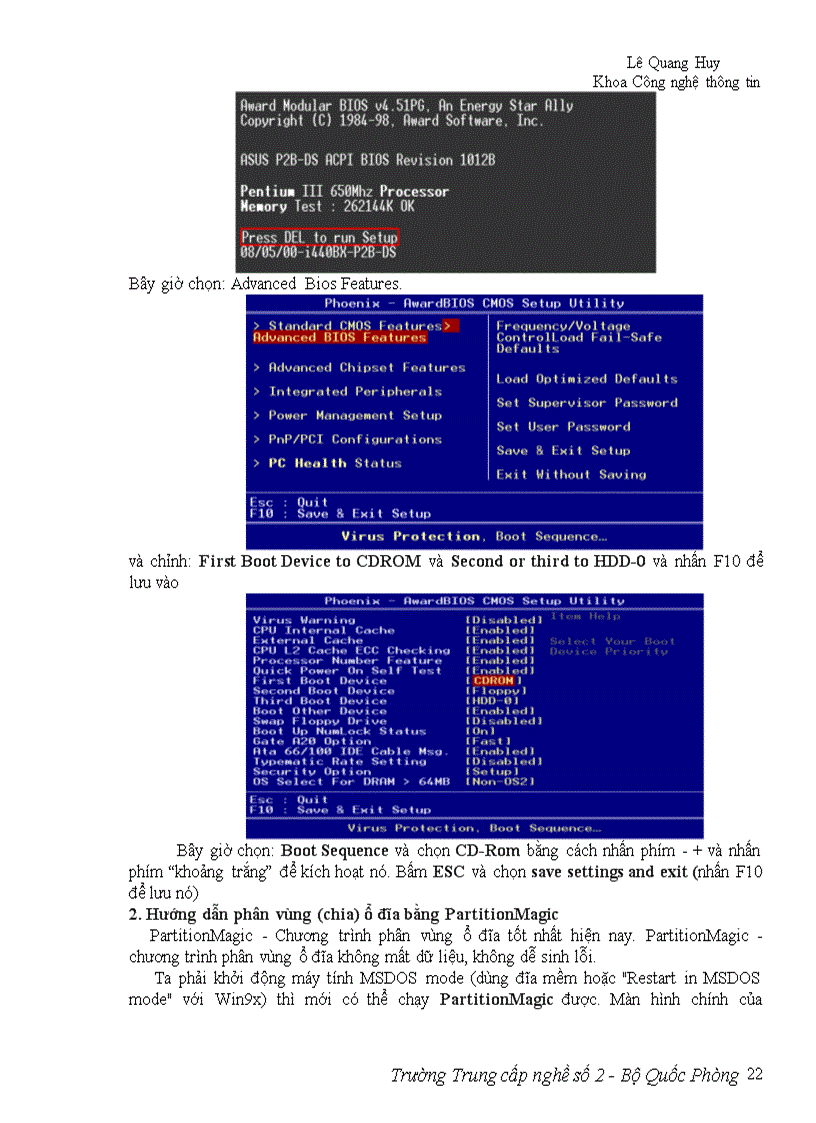 image for page Báo cáo thực tập Lắp ráp cài đặt và sửa chữa máy vi tính