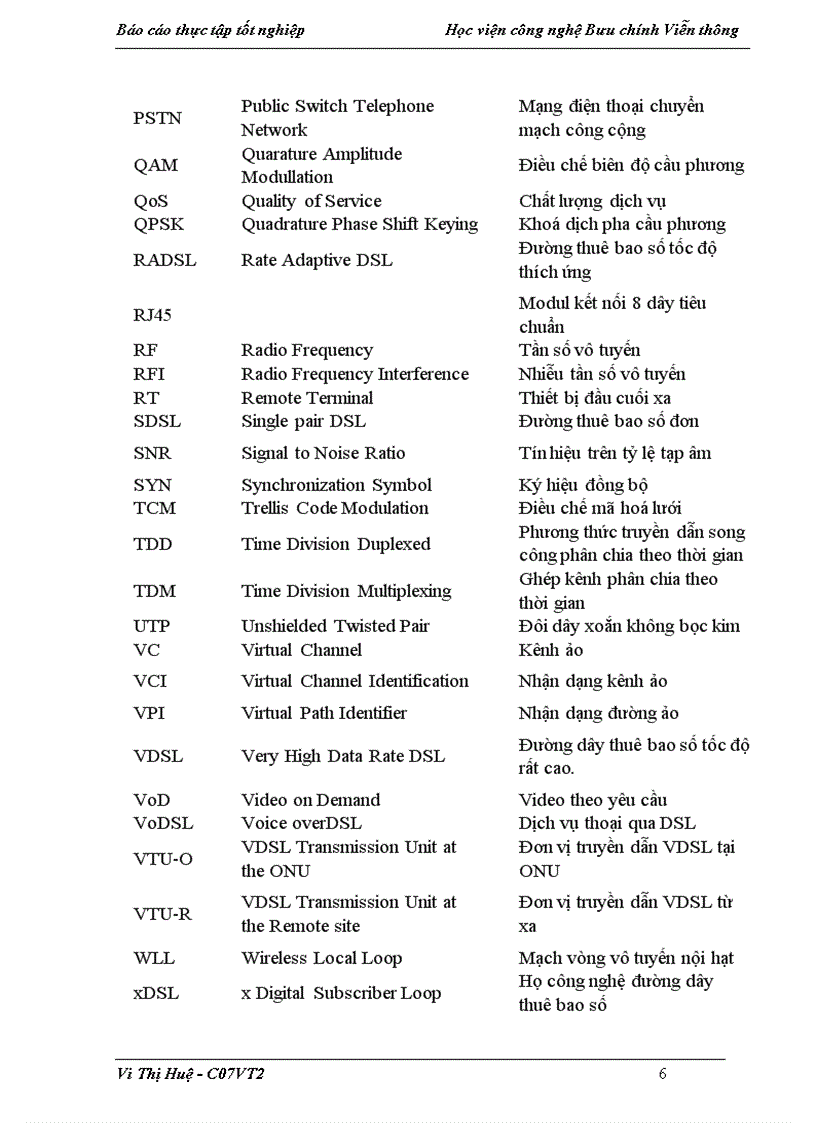 image for page Tổng quan về dịch vụ ADSL và quy trình khai thác lắp đặt thuê bao ADSL tại Trung Tâm Viễn thông Thanh Oai Công ty Điện thoại 3 Hà Nộ