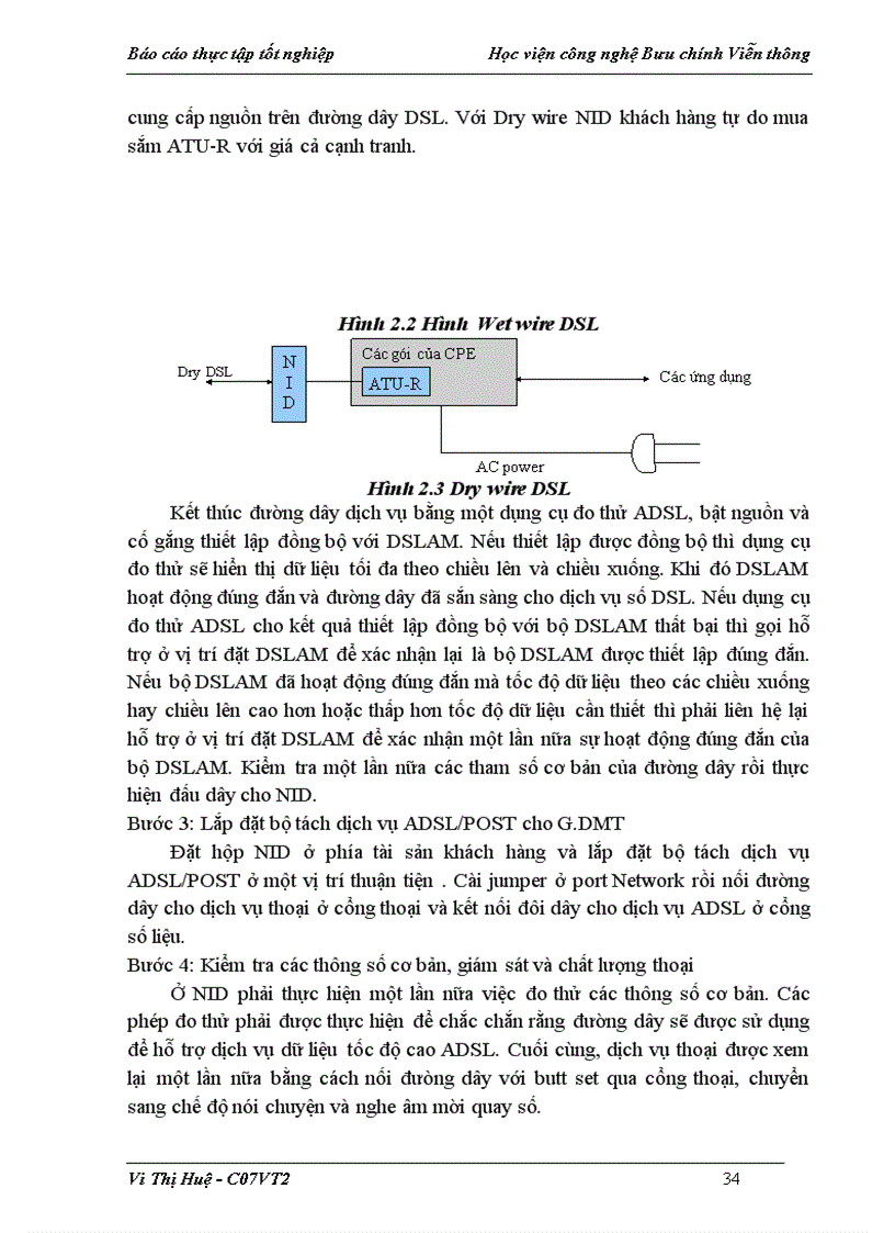 image for page Tổng quan về dịch vụ ADSL và quy trình khai thác lắp đặt thuê bao ADSL tại Trung Tâm Viễn thông Thanh Oai Công ty Điện thoại 3 Hà Nộ