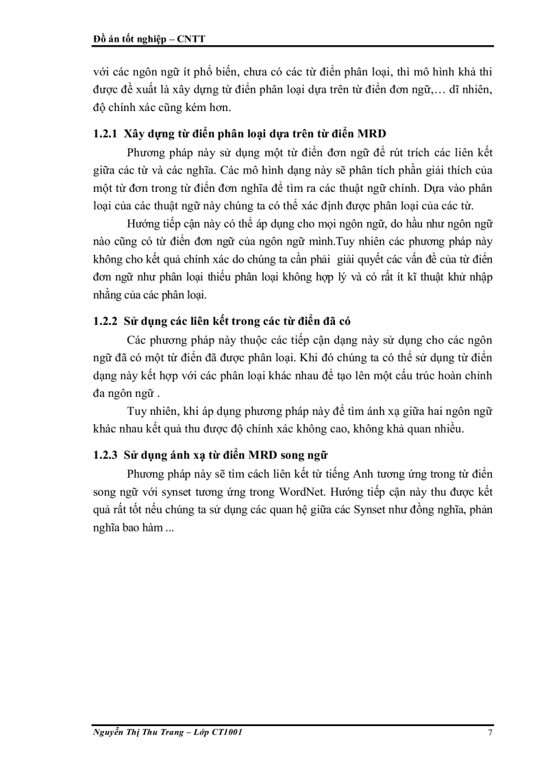 image for page Xây dựng từ điển danh từ Tiếng Việt dựa theo từ điển WordNet