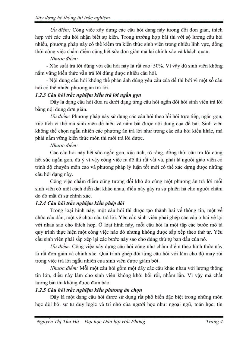 image for page Xây dựng lên hệ thống thi trắc nghiệm qua mạng