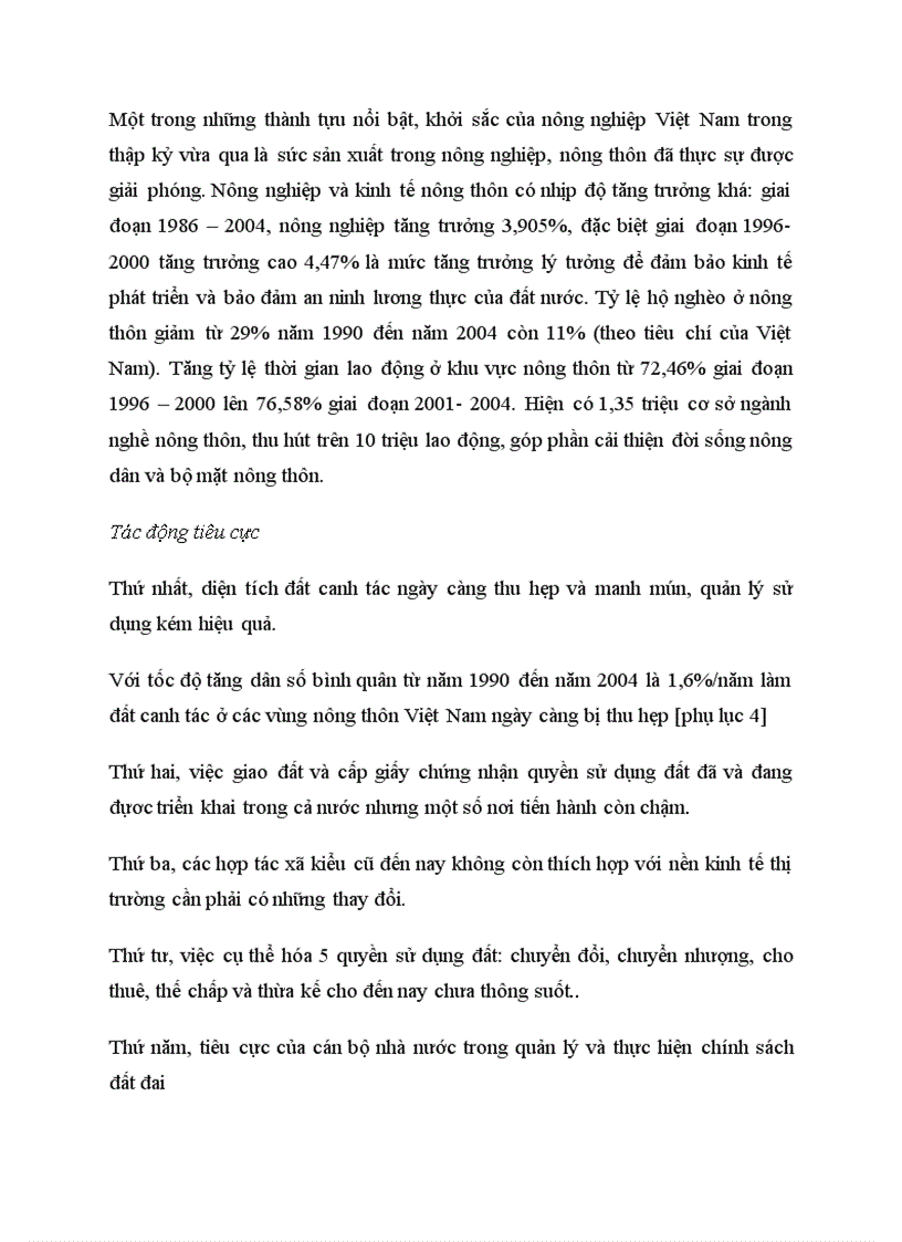 image for page Tiểu luận môn học đường lối cách mạng của đảng cộng sản việt nam đề tài Chính sách đất đai ở việt nam 1981 2005