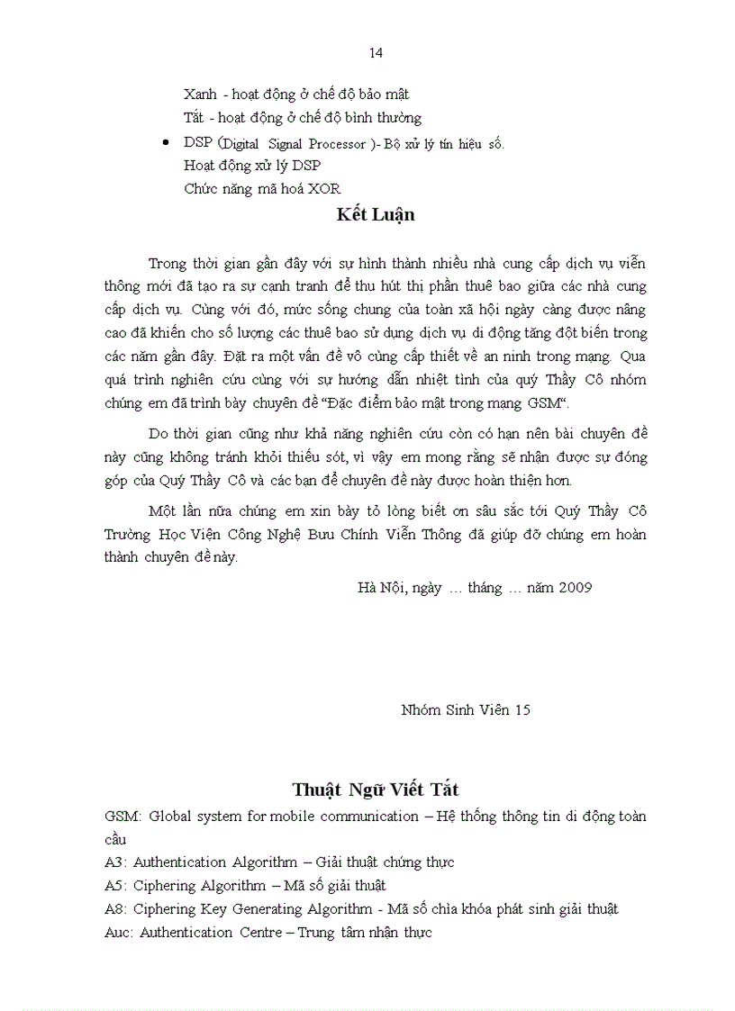 image for page Đặc điểm bảo mật trong mạng GSM