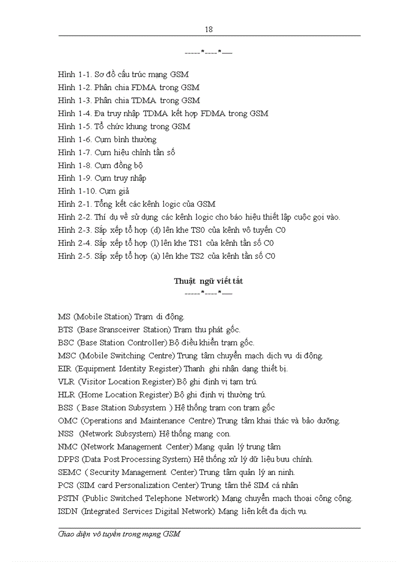 image for page Giao diện vô tuyến trong hệ thống GSM