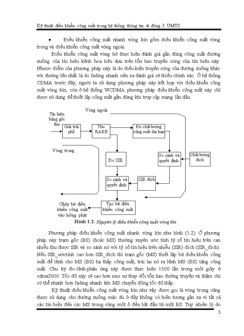 image for page Kỹ thuật điều khiển công suất trong hệ thống thông tin di động thế hệ 3 umts