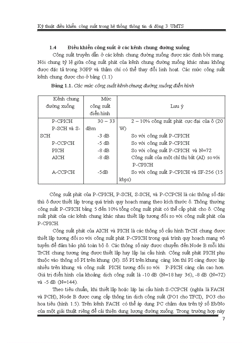 image for page Kỹ thuật điều khiển công suất trong hệ thống thông tin di động thế hệ 3 umts