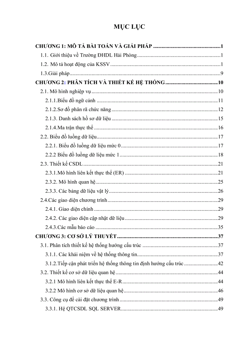 image for page Xây dựng chương trình quản lý sinh viên ở trong KSSV trường DHDL Hải Phòng