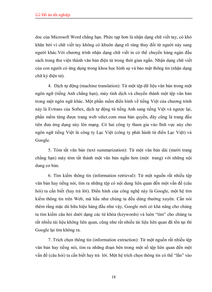 image for page Tìm hiểu về xử lý ngôn ngữ tự nhiên và máy dịch Viết chương trình mô phỏng từ điển Việt Anh