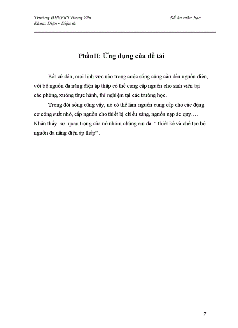 image for page ĐỒ ÁN MÔN HỌC MẠCH VÀ THIẾT BỊ ĐIỆN TỬ Thiết kế bộ nguồn đa năng