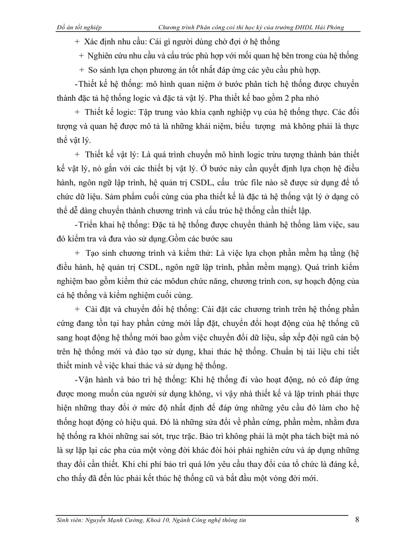 image for page Chương trình Phân công coi thi học kỳ của trường ĐHDL Hải Phòng